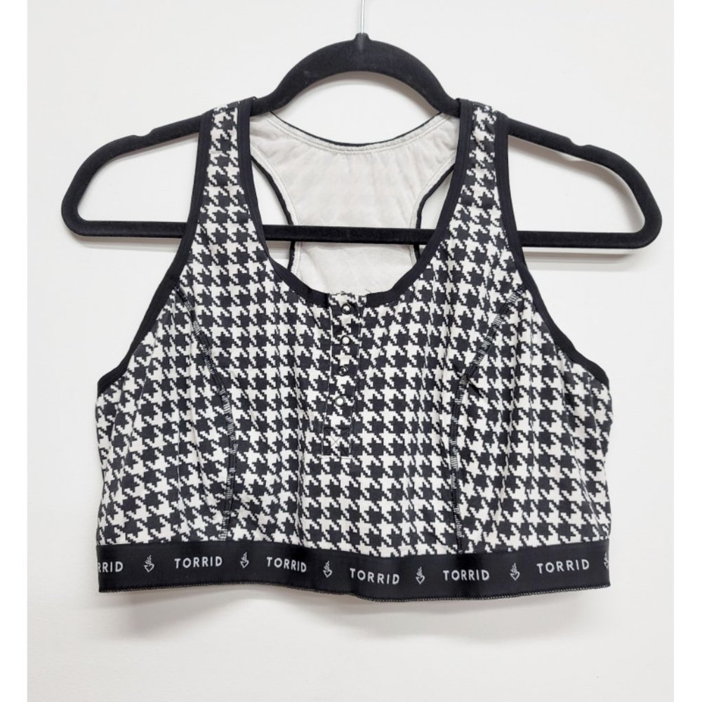 2 ~ Torrid 3 Lightly Lined Rib Henley Bralettes 3X 22 24 - Picture 4 of 11